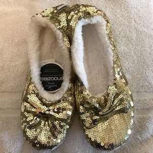 Snoozies Ballerina Bling Slippers